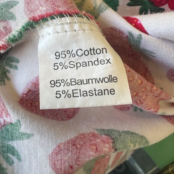 Belle Poque Summer Strawberry A-Line 50's Style Retro Dress Size XXL - Picture 13 of 13